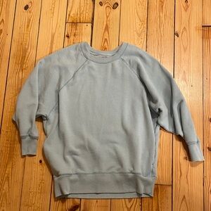Aerie Light Blue Sweatshirt with pockets, Sz M